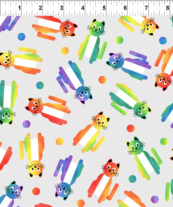 PAWsitivity - Cats & Dots White